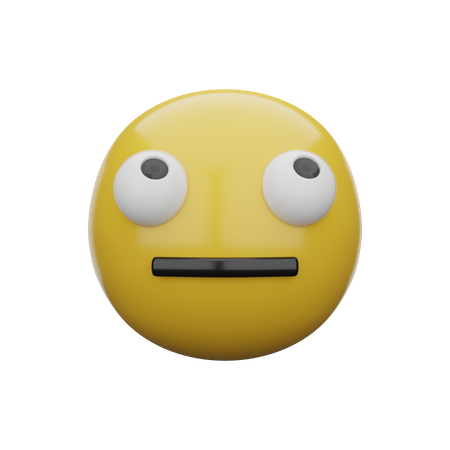Cara confundida  3D Emoji