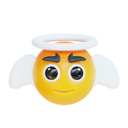 Cara de anjo  3D Icon