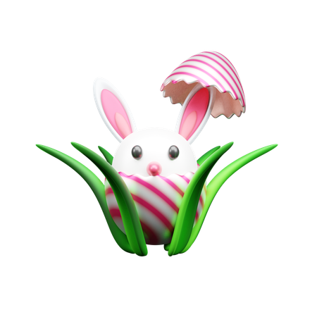 Cara de conejo  3D Icon