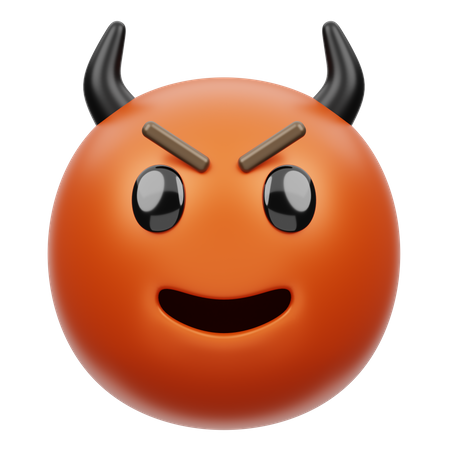 Cara del diablo  3D Emoji