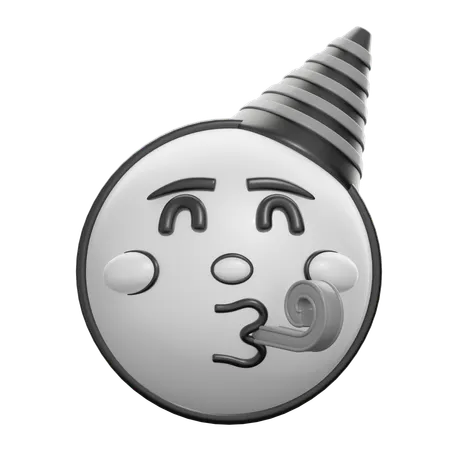 Cara de fiesta  3D Icon
