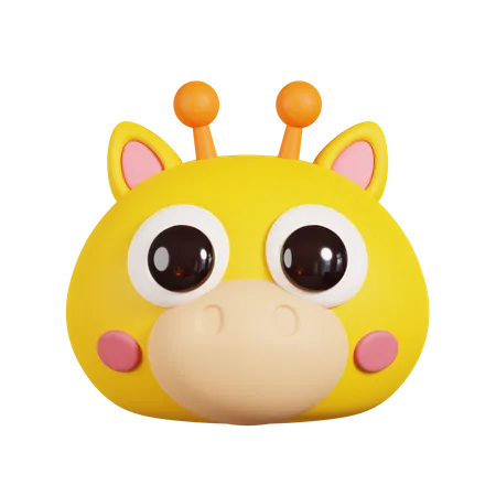 Cara de jirafa  3D Emoji