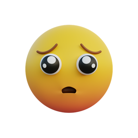 Cara de mendicidad  3D Icon