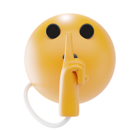 Emoji de rosto calado  3D Icon