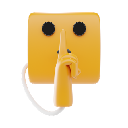 Emoji de rosto calado  3D Icon