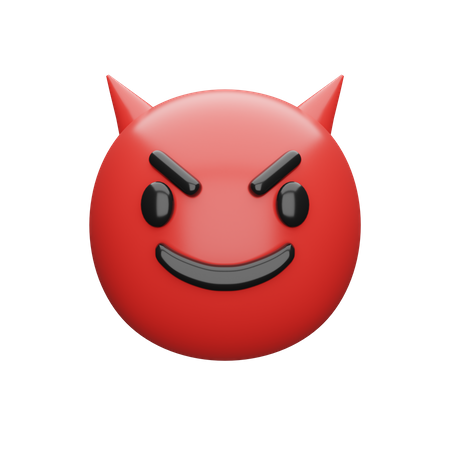 Cara do diabo  3D Emoji