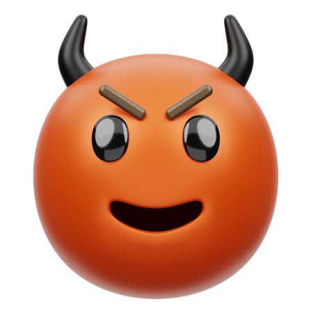 Cara do diabo  3D Emoji