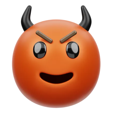 Cara do diabo  3D Emoji