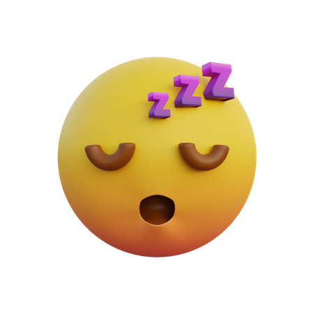 Cara dormida  3D Emoji