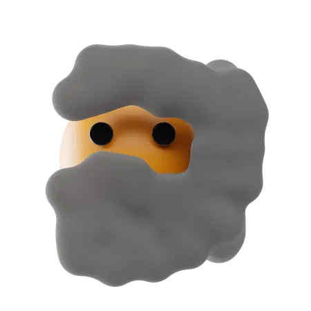 Cara en las nubes emoji  3D Icon