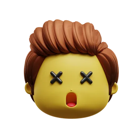 Emoji de rosto surpreso  3D Icon