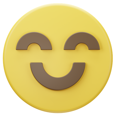 Emoji de cara feliz  3D Icon