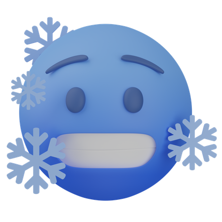 Cara fría  3D Icon