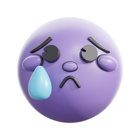Cara llorando  3D Icon