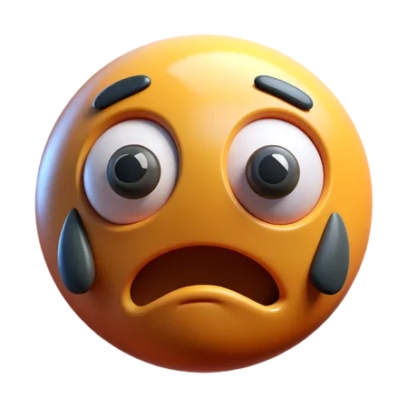 Emoji de cara llorando  3D Icon