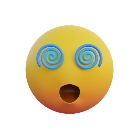 Cara mareada  3D Emoji