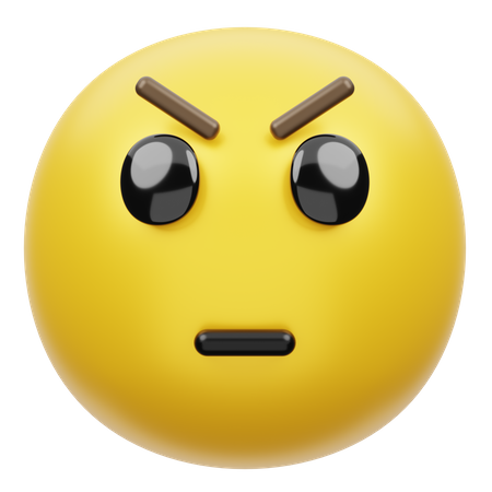 Cara molesta  3D Emoji