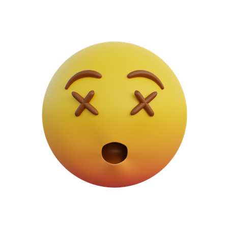 Cara morta  3D Emoji