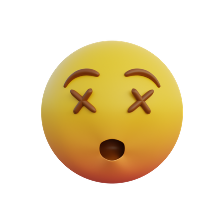 Cara muerta  3D Icon