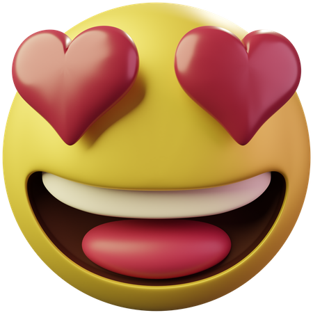 Cara muito feliz  3D Emoji