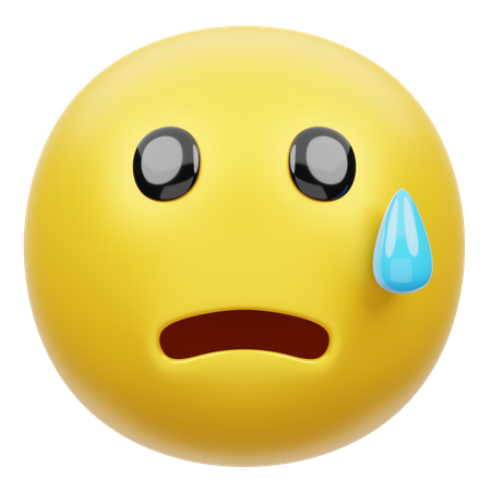 Cara nerviosa  3D Emoji