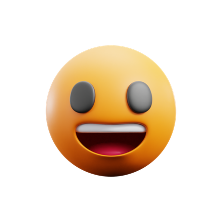 Cara sonriente  3D Icon