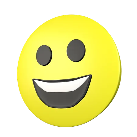 Cara sonriente  3D Icon