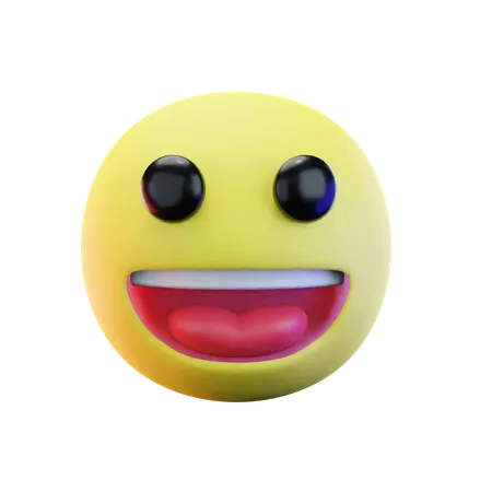 Cara sonriente  3D Icon