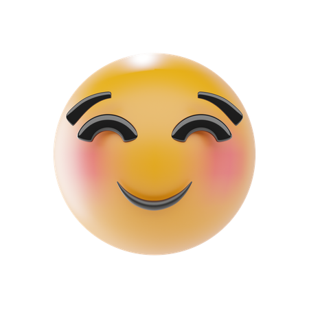 Cara sonriente  3D Icon