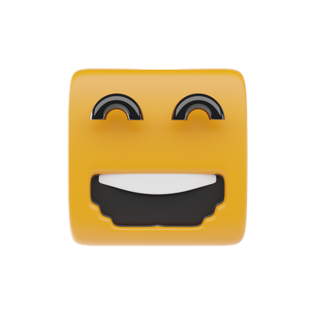 Cara sonriente  3D Icon