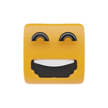 Cara sonriente  3D Icon