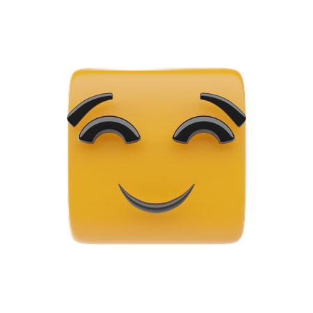 Cara sonriente  3D Icon