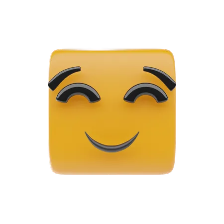 Cara sonriente  3D Icon