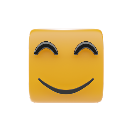 Cara sonriente  3D Icon