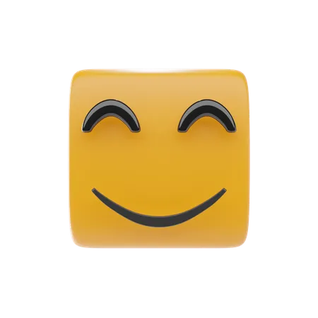 Cara sonriente  3D Icon