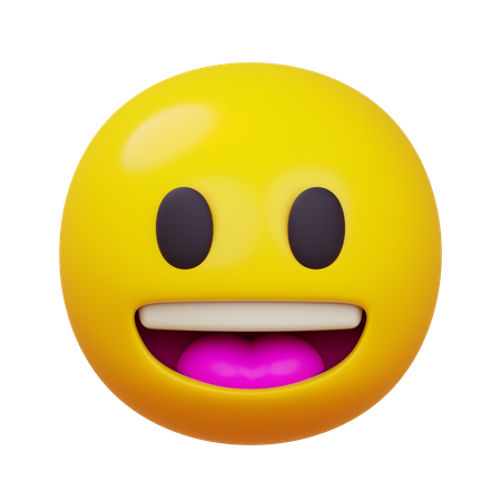 Cara sonriente  3D Icon