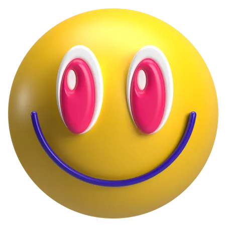 Cara sonriente  3D Icon