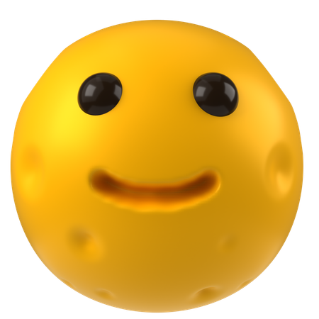 Cara sonriente  3D Icon