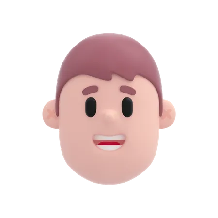 Cara sonriente  3D Emoji