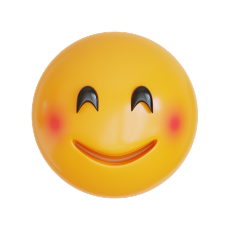 Cara sonriente  3D Icon