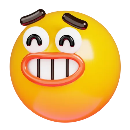 Emoji de cara sonriente  3D Icon