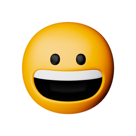 Emoji de cara sonriente  3D Icon