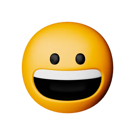 Emoji de cara sonriente  3D Icon