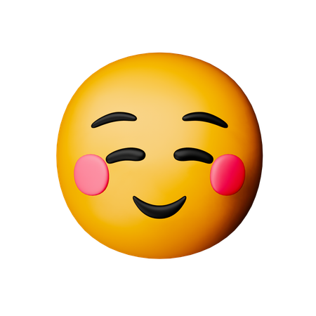 Emoji de cara sonriente  3D Icon