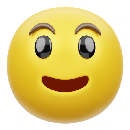 Cara de la sonrisa  3D Emoji