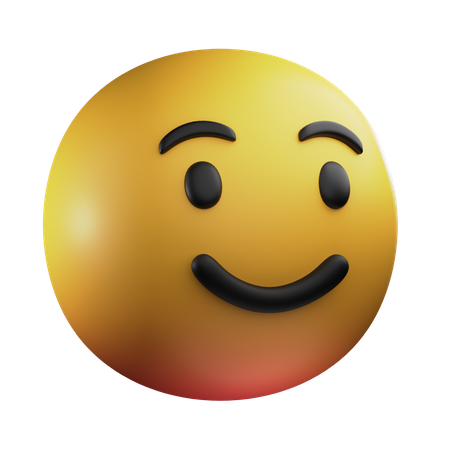Cara de la sonrisa  3D Emoji