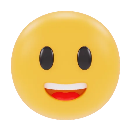 Cara de la sonrisa  3D Icon