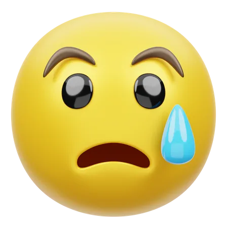 Rosto triste  3D Emoji