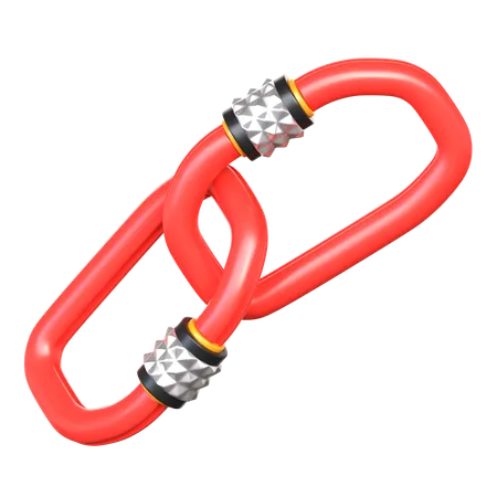 Carabiner 3 D Extreme Sports Icon 3D Icon
