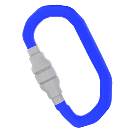 Carabiner  3D Icon